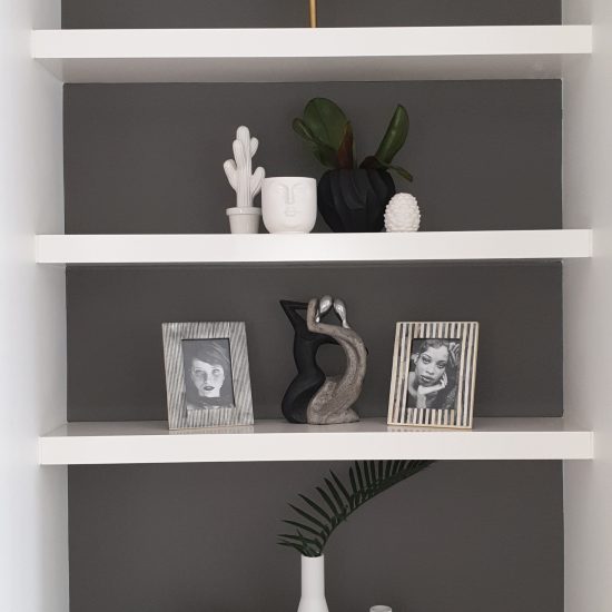 Floating shelves, decorating, decorating shelves